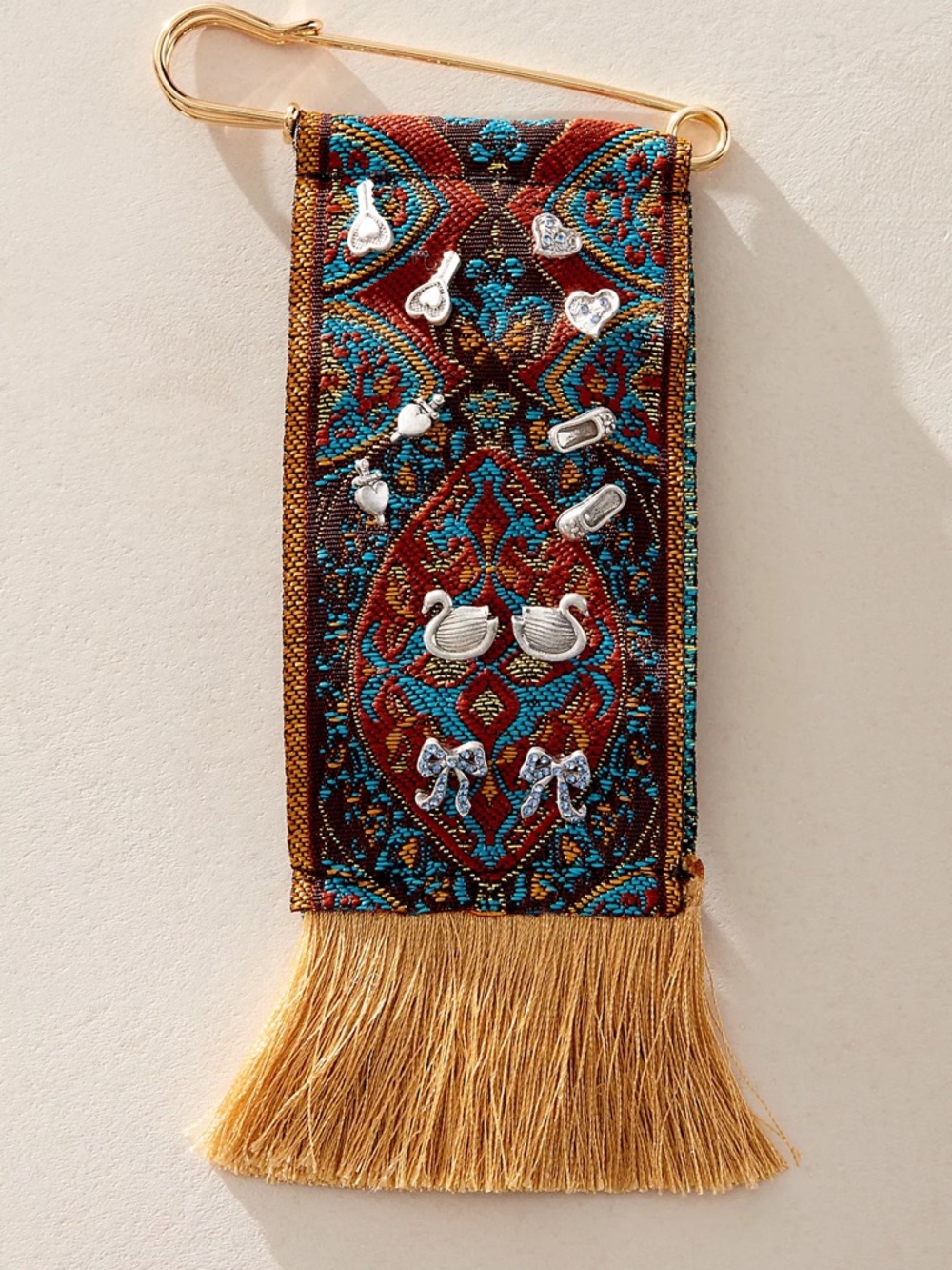 NWT- Free People Book Charm Earring Set